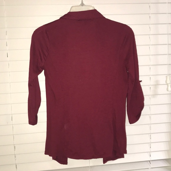 Red Business Like Button Down - Picture 2 of 5